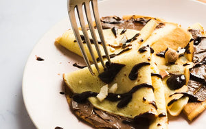 High-Protein Spinach Crepes